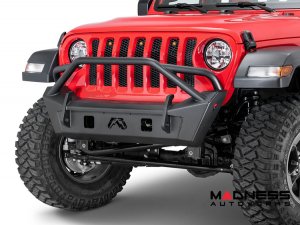 Jeep Gladiator Front Bumper - Fab Fours - Stubby - w/ Guard